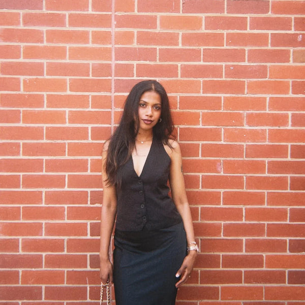 EBONY WAISTCOAT