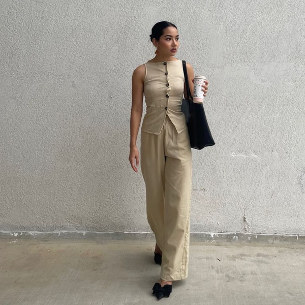 KHAKI WAISTCOAT