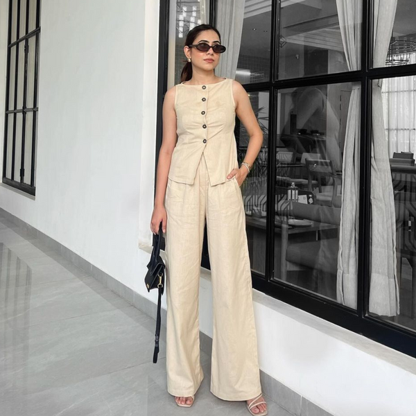 KHAKI WAISTCOAT
